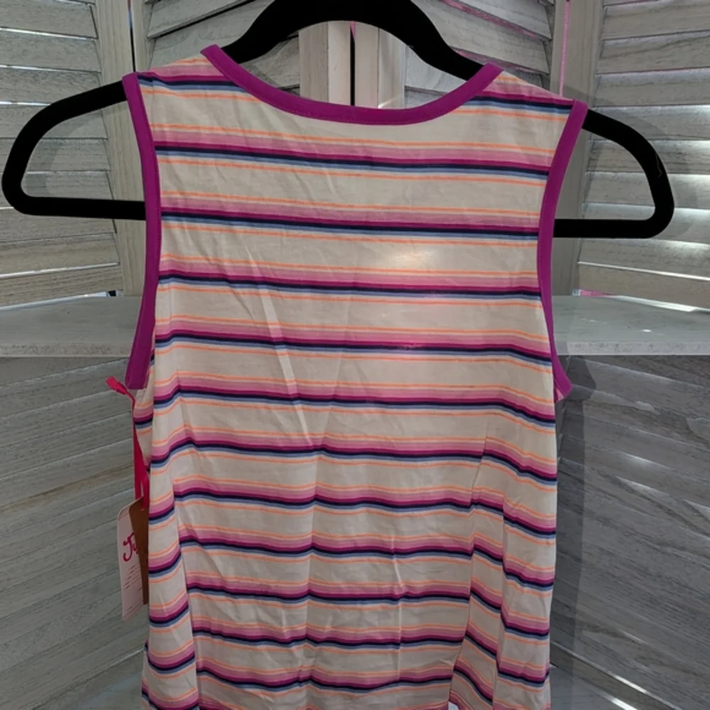 Justice Kids' Pink and White‎ Sporty Tops Set